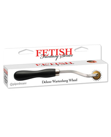 Pipedream Fetish Fantasy Series Deluxe Wartenberg Wheel - Black Stainless Steel