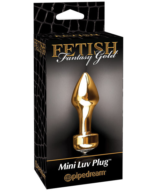 Pipedream Products Fetish Fantasy Gold Mini Luv Plug, Gold – Beginner-Friendly