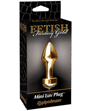 Pipedream Products Fetish Fantasy Gold Mini Luv Plug, Gold – Beginner-Friendly