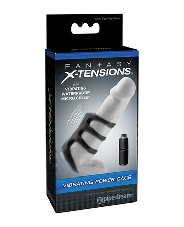 Pipedream Products 413623 Fantasy X-tensions Vibrating Power Cage, ABS/TPE