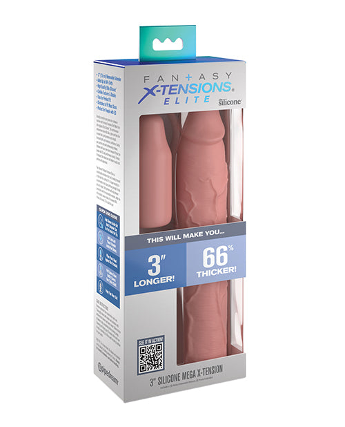 Pipedream PD4153-21 Fantasy X-tensions Elite 9" Sleeve, Realistic Silicone