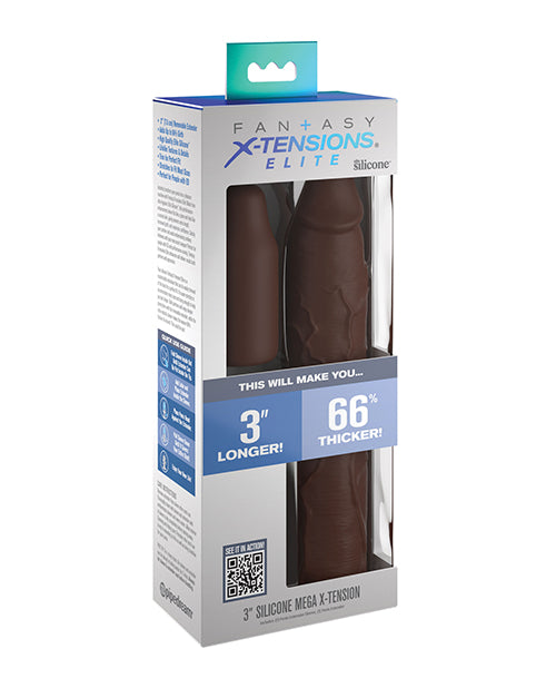 Pipedream Products PD4153-29 Fantasy X-tensions Elite 9" Sleeve - Brown
