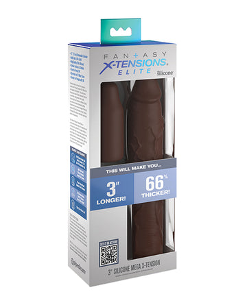 Pipedream Products PD4153-29 Fantasy X-tensions Elite 9" Sleeve - Brown