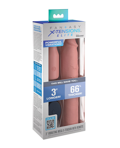 Pipedream Products PD4155-21 Fantasy X-tensions Elite 9" Vibrating Sleeve