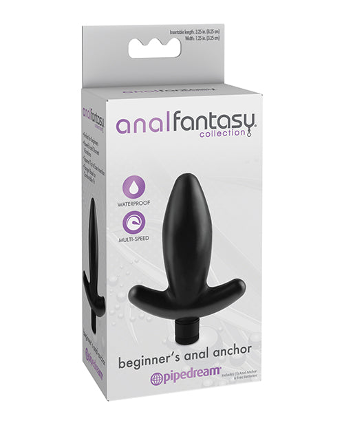 Pipedream Products 461123 Beginner's Anal Anchor, Vibrating, Black