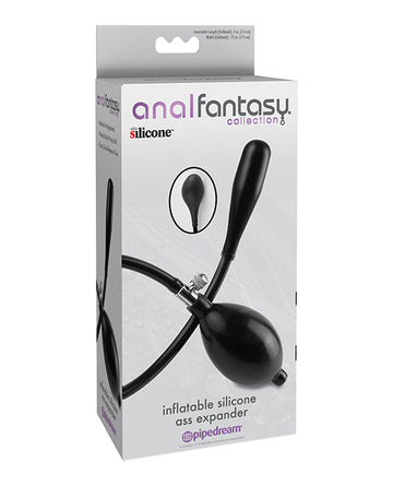 Pipedream Products 466723 Inflatable Silicone Ass Expander, Black, Silicone