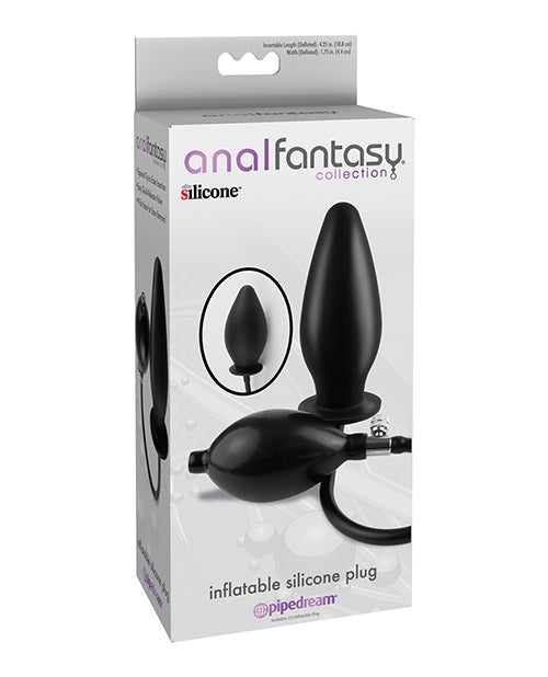 Pipedream Products 466823 Anal Fantasy Inflatable Silicone Plug, Black