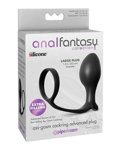 Pipedream Ass-Gasm Vibrating Cockring & Plug