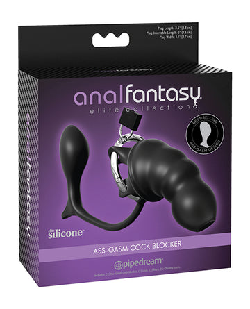 Pipedream Products 478323 Ass-Gasm Cock Blocker, Vibrating, Chastity