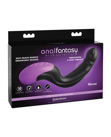 Pipedream Products 479223 Elite Hyper Pulse P-Spot Massager, Black