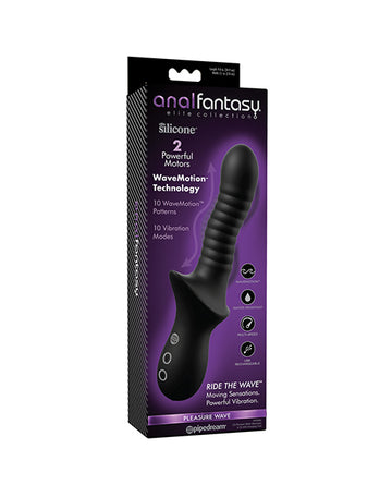 Pipedream Products Pleasure Wave Vibrating Adult Toy, Black, PD4801-23