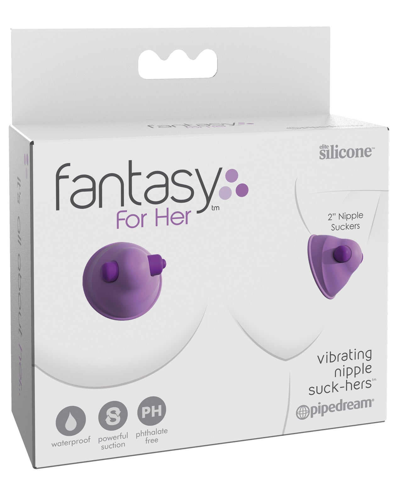 Pipedream Products 492012 Fantasy For Her Vibrating Nipple Suck-Hers, Purple