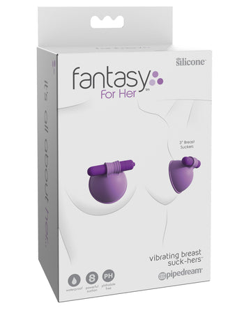 Pipedream Products Fantasy For Her Vibrating Breast Suck-Hers, Purple