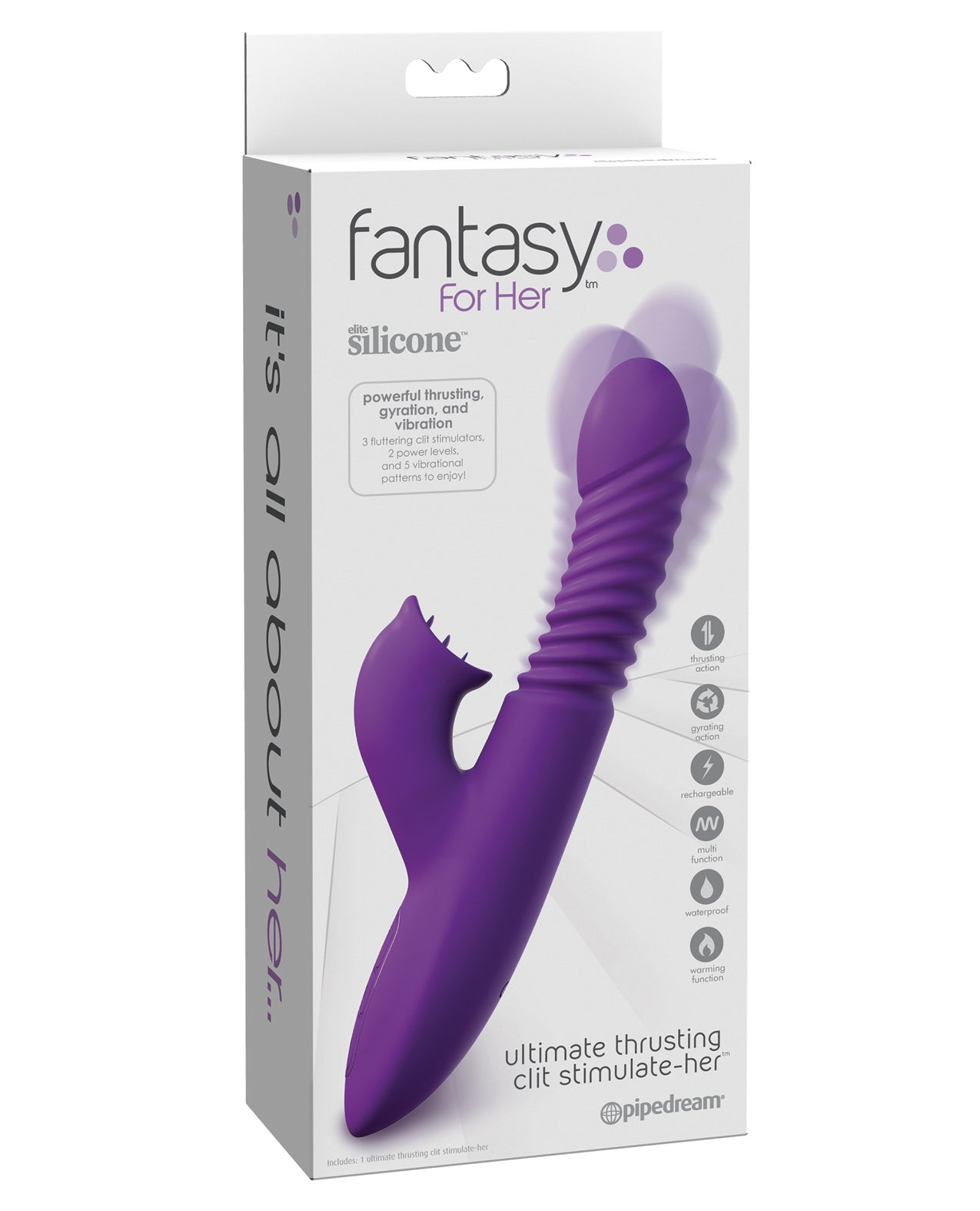 Pipedream Products Fantasy For Her Ultimate Clit Stimulator - Purple