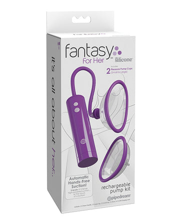 Pipedream Products 496612 Fantasy For Her Rechargeable Pleasure Pump Kit, Purple