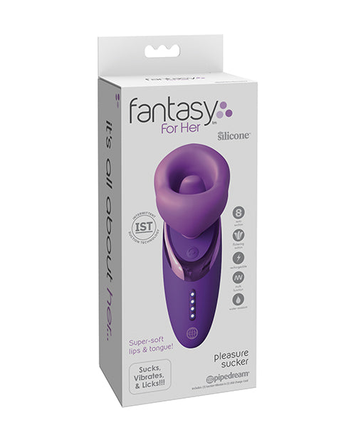 Pipedream PD4969-12 Fantasy for Her Pleasure Sucker, Purple, 7 Functions