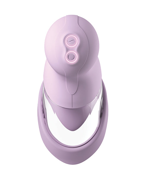 Pipedream Products Veloura Touch Pleasure Pump with Suction and Vibration, Purple