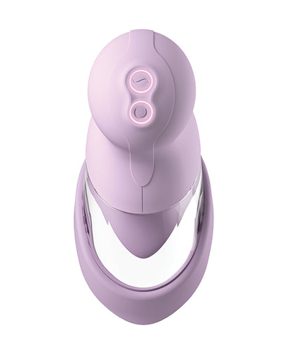 Pipedream Products Veloura Touch Pleasure Pump with Suction and Vibration, Purple