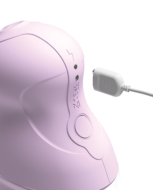 Pipedream Products Veloura Touch Pleasure Pump with Suction and Vibration, Purple