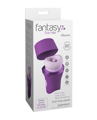 Pipedream Products Lush Kiss Plush Oral Stimulator - Purple