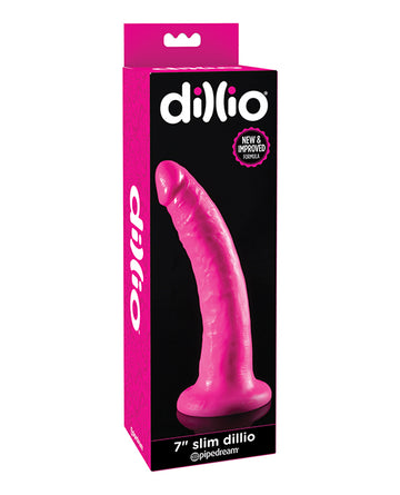 Pipedream Products Slim Dillio, 7-Inch G/P-Spot Curved Dildo