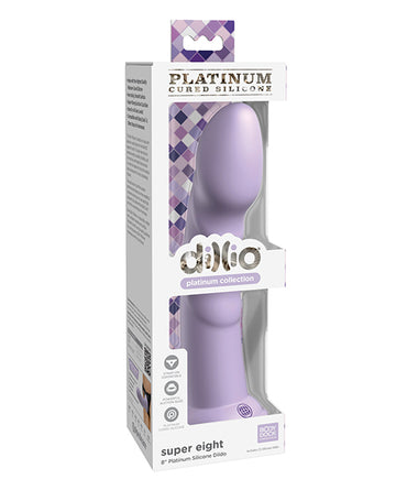 Pipedream Products 538812 Dillio Platinum 8" Silicone Dildo - Purple