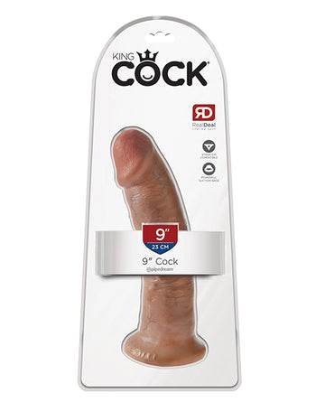 Pipedream Products King Cock 9-Inch Realistic Dildo with Suction Cup – Tan