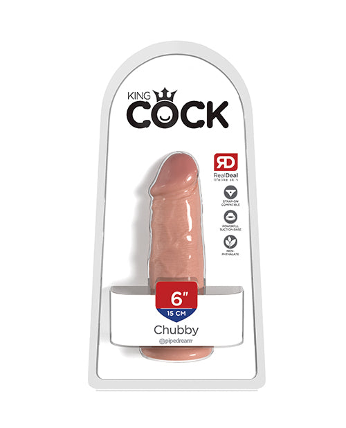 Pipedream Products King Cock Chub 6 in. Dildo, Ivory PVC