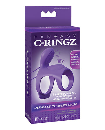 Pipedream Products 581612 Fantasy C-Ringz Ultimate Couples Cage, Purple