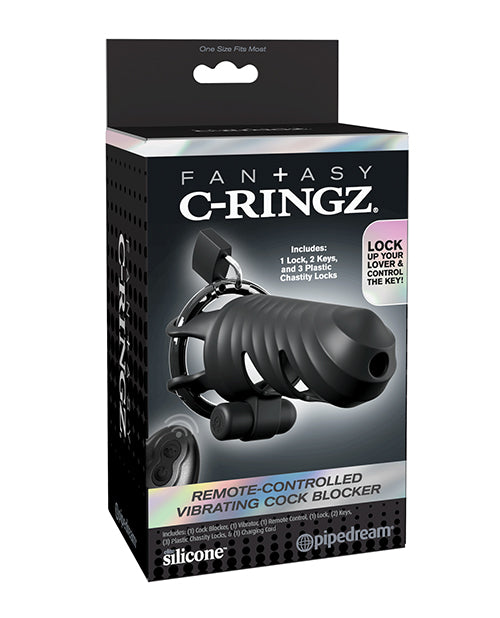 Pipedream Products PD5971-23 Fantasy C-Ringz 10-Function Vibrator, Black