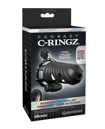 Pipedream Products PD5971-23 Fantasy C-Ringz 10-Function Vibrator, Black