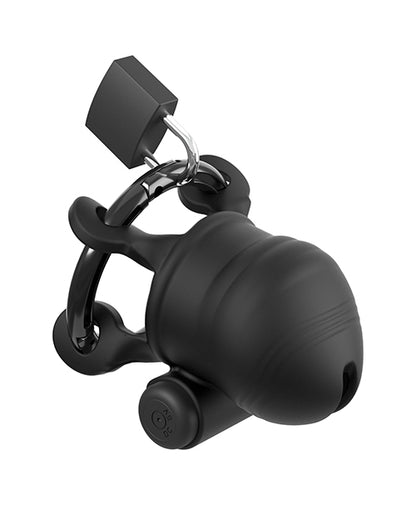 Pipedream Products ControlCore Trainer Remote-Controlled Vibrating C-Ringz — Black