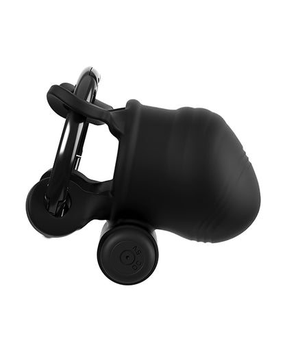 Pipedream Products ControlCore Trainer Remote-Controlled Vibrating C-Ringz — Black