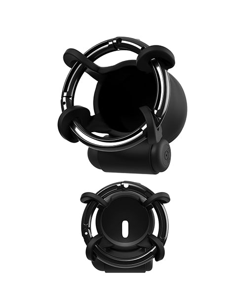 Pipedream Products ControlCore Trainer Remote-Controlled Vibrating C-Ringz — Black