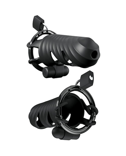 Pipedream Products Fantasy C-Ringz ControlCore Harness Remote-Controlled Vibrating Cage, Black