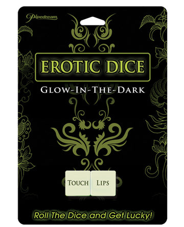 Pipedream Products 801801 Erotic Dice, Glow in the Dark
