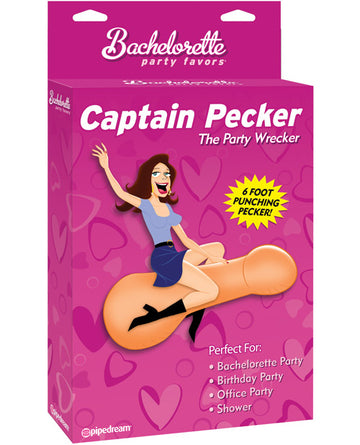 Pipedream Products Captain Pecker The Party Wrecker Inflatable, 6-Foot