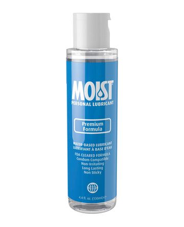 Pipedream Products 940100 Moist Premium Water-Based Lubricant, 4.4 oz