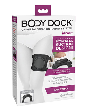 Pipedream Products BD10600 Body Dock Lap Strap, Suction Design, Silicone