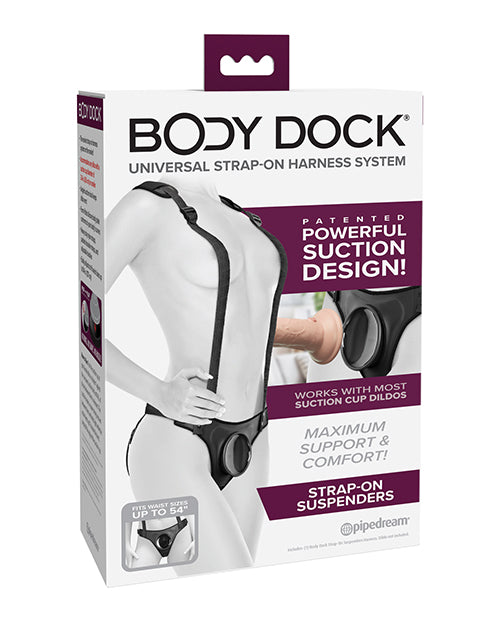 Pipedream Products BD10900 Body Dock Strap-On Suspenders, Suction-Based Design