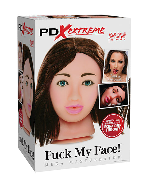 Pipedream RD179-02 Extreme Toyz Fuck My Face - Brunette, Ivory