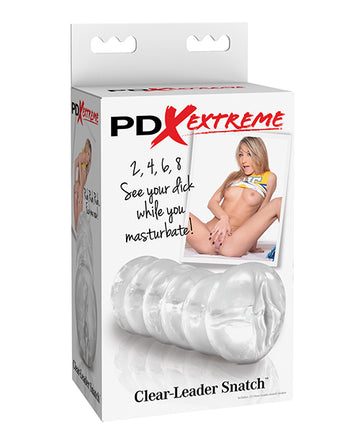 PDX Brands RD229 Extreme Clear-Leader Snatch, Vibrating, Clear, 6" Length
