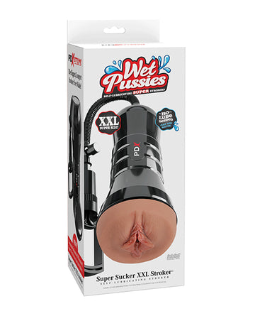 PDX Brands RD448-29 Super Sucker XXL Stroker, Brown, Suction Control