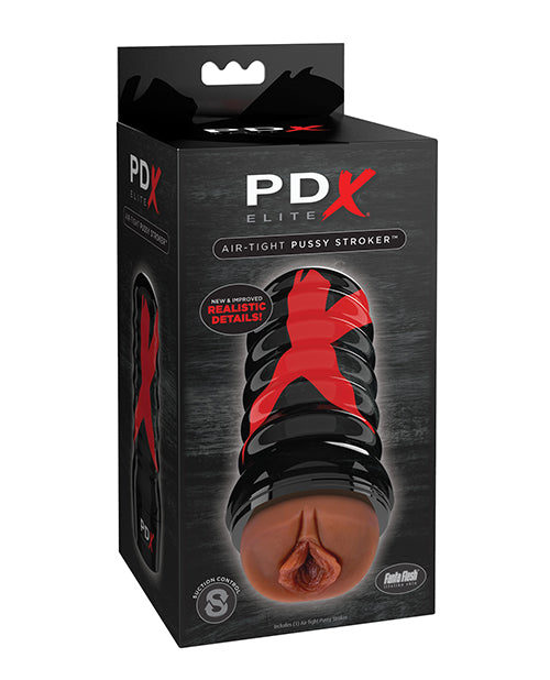 PDX Brands RD503-29 Elite Air Tight Pussy Stroker, Brown