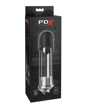 PDX Brands RD511 Extreme Elite Power Pump, Vibrating, Clear
