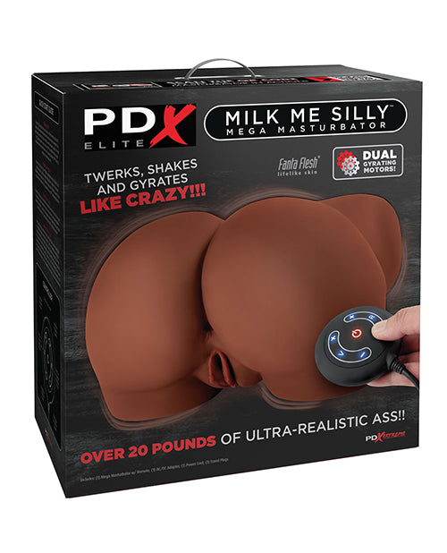 PDX Brands RD535-29 Milk Me Silly Mega Masturbator, Brown, 5 Modes