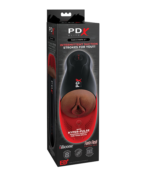 PDX Brands RD543-29 Elite Fuck O Matic 2, Black, Sucking, Vibrating