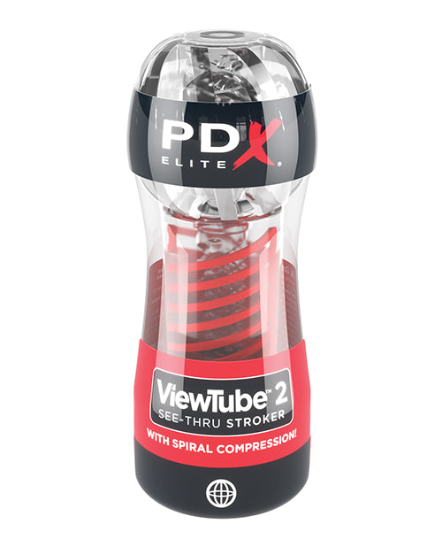 PDX Brands RD544 Elite Viewtube 2 See-Thru Stroker, Transparent