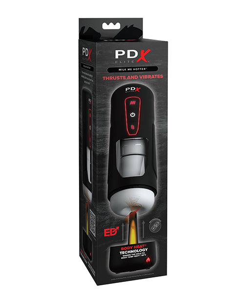 PDX Brands RD550-23 ELITE Milk Me Hotter, Heated Thrusting Massager