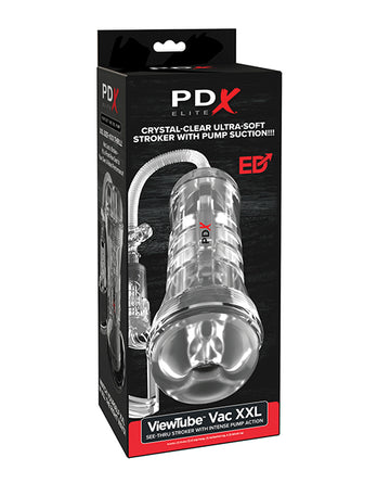 PDX Elite ViewTube Vac XXL Pump Stroker with See-Thru Design